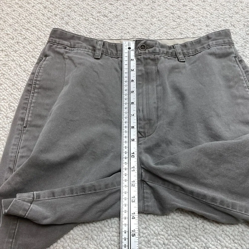 Banana Republic Hiking Chino Shorts Mens 33 Gray Straight Cotton 32x9 Pockets